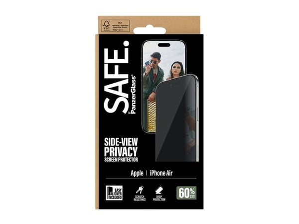 SAFE. by PanzerGlass - For mobiltelefon - glass - for Apple iPhone Air
