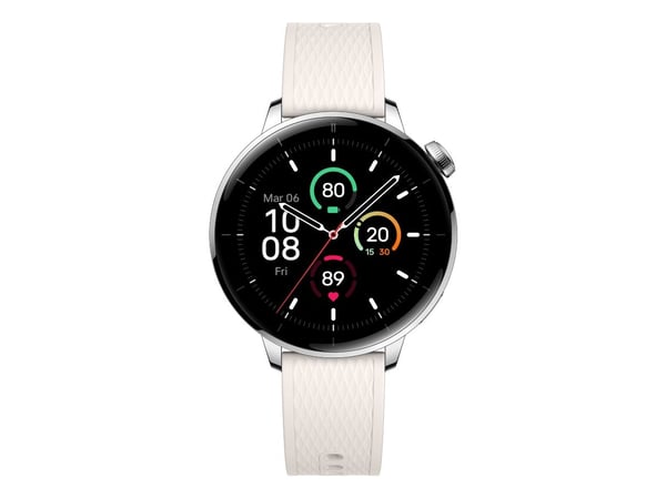 OnePlus Watch 3 - 43 mm - rostfritt stål - smart klocka med rem - fluoroelastomer - handledsstorlek: 130-210 mm - display 1.32" - 32 GB - Bluetooth...