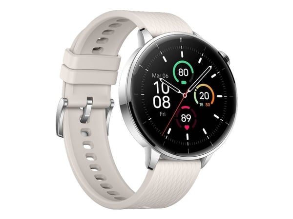 OnePlus Watch 3 - 43 mm - rostfritt stål - smart klocka med rem - fluoroelastomer - handledsstorlek: 130-210 mm - display 1.32" - 32 GB - Bluetooth...