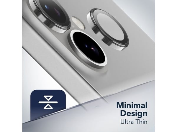 Cellularline CAMERARINGIPH17, Apple, iPhone 17 Pro/ 17 Pro Max, Ripebestandig, Sjokkresistent, Gjennomsiktig, 1 stykker