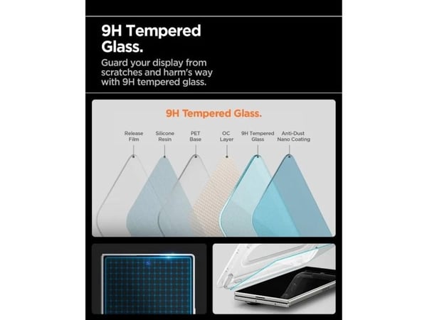 Spigen GLAS.tR EZ Fit Pro HD, Samsung, Galaxy Z Fold 7, Gjennomsiktig, 1 stykker