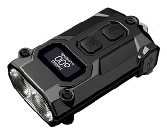 Nitecore TINI3, Nøkkelringslommelykt, Sort, Aluminium, Knapper, IP54, LED