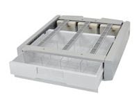 Ergotron StyleView Supplemental Storage Drawer, Single - Lagringsboks - gråhvit - vognmonterbar