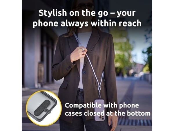 Intenso mobilkjede som lade- + datakabel USB-C opp til 1,65 m lilla, 1,65 m, USB C, USB C, Lilla