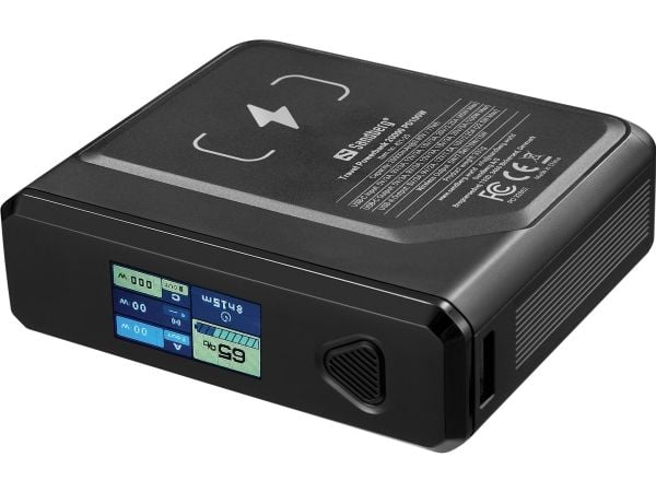 Sandberg Travel - Trådløs nødlader - 5 / 9 / 12 / 15 / 20 V - 100 watt - litiumpolymer - 20000 mAh - 77 Wh - utgangskontakter: 2