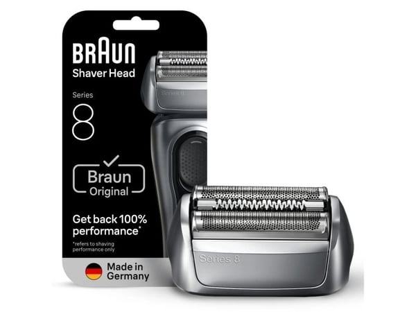 Braun Series 8 83 M, Rakhuvud, 1 huvuden, Svart, Rostfritt stål, 18 månad (er), Braun, Series 8