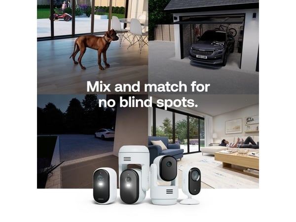 Arlo Essential 3 XL - Nettverksovervåkingskamera - innendørs, utendørs - værbestandig - farge (Dag og natt) - 4 MP - 2560 x 1440 - lyd - trådløs - ...