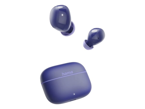 Hama Freedom Buddy II, True Wireless Stereo (TWS), Samtaler/musikk, 20 - 20000 Hz, Hodesett, Blå