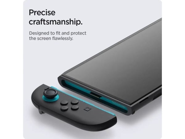 Spigen GLAS.tR EZ Fit, Skjermbeskytter, Nintendo Switch 2, Gjennomsiktig, Herdet glass, Blank skjermbeskytter, 9H