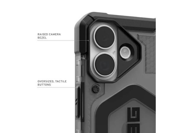 UAG - Pathfinder, iPhone 17, tuhkanpunainen, musta