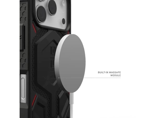 Urban Armor Gear Monarch Pro, Etui, Apple, iPhone 17 Pro, 16 cm (6.3"), Svart