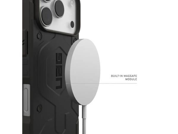 Urban Armor Gear Pathfinder, Etui, Apple, iPhone 17 Pro, 16 cm (6.3"), Svart