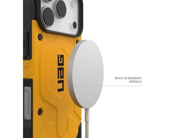 Urban Armor Gear Pathfinder, Etui, Apple, iPhone 17 Pro, 16 cm (6.3"), Gult