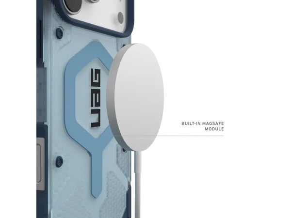 UAG Urban Armor Gear Bundle koostuu Pathfinder MagSafe Case &amp; Lanyard (irrotettava) | Apple iPhone 17 Pro Max | sininen (läpinäkyvä) &amp; must...