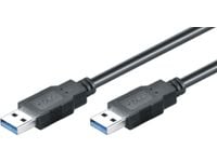 M-CAB - USB-kabel - USB-type A (hann) til USB-type A (hann) - USB 3.0 - 1.8 m - svart