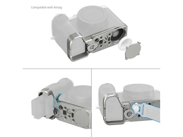 SmallRig 5482, Bunnplate/kameraplate/stenger, Sølv, Aluminium, Sony Alpha 7C II / Alpha 7CR, 124,8 mm, 47,6 mm