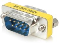 StarTech Slimline Serial DB9 Gender Changer - M/M - Serial gender changer - DB-9 (M) to DB-9 (M) - GC9SM - Seriell hann-hunnveksler - DB-9 (hann) t...