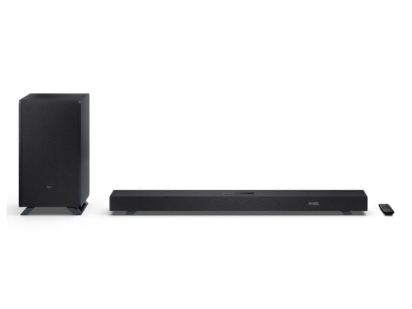 Sharp HT-SBW53121(SL), 3.1.2 kanaler, 182 W, DTS 5.1, DTS-HD, DTS:X, Dolby Atmos, Dolby Digital, Dolby Digital Plus, Dolby TrueHD, Custom, Spill, K...