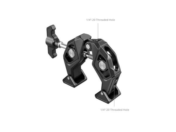 SmallRig 5319, Sort, Aluminium, Plast, 1/4", 98,6 mm, 24 mm, 71,2 mm