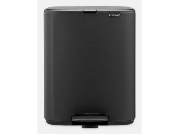 Brabantia Bo Pedal Bin, 12 l, Rektangulær, Stål, Grå, Pedal, 292 mm Brabantia Bo Pedal Bin, 12 l, Rektangulær, Stål, Grå, Pedal, 292 mm