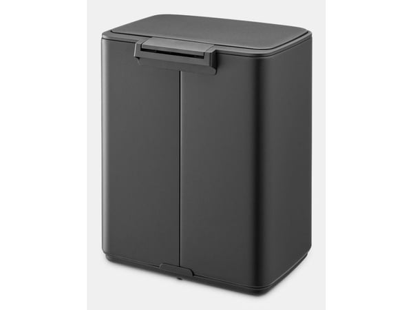 Brabantia Bo Pedal Bin, 12 l, Rektangulær, Stål, Grå, Pedal, 292 mm