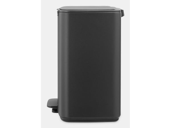 Brabantia Bo Pedal Bin, 12 l, Rektangulær, Stål, Grå, Pedal, 292 mm