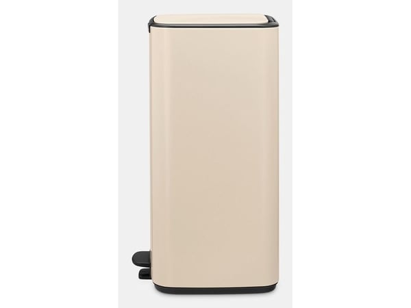 Brabantia Bo Pedal Bin, 30 l, Rektangulær, Stål, Beige, Pedal, Stål