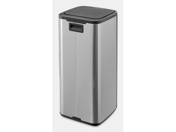 Brabantia Bo Touch Bin, 10 L, Suorakulmainen, Terästä, Terästä, Muovi, Poljin