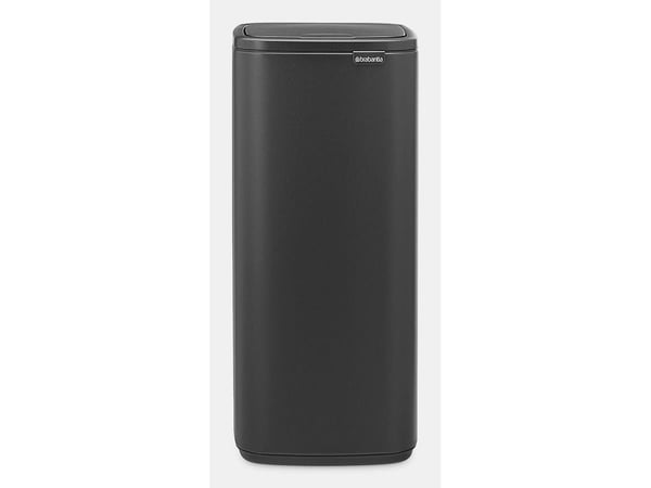 Brabantia Bo Touch Bin, 10 L, Suorakulmainen, Terästä, Harmaa, Muovi, Poljin