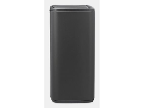 Brabantia Bo Touch Bin, 10 L, Suorakulmainen, Terästä, Harmaa, Muovi, Poljin