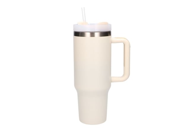 Black Forest | Termokrus med sugerør | termos med hank 1200 ml beige