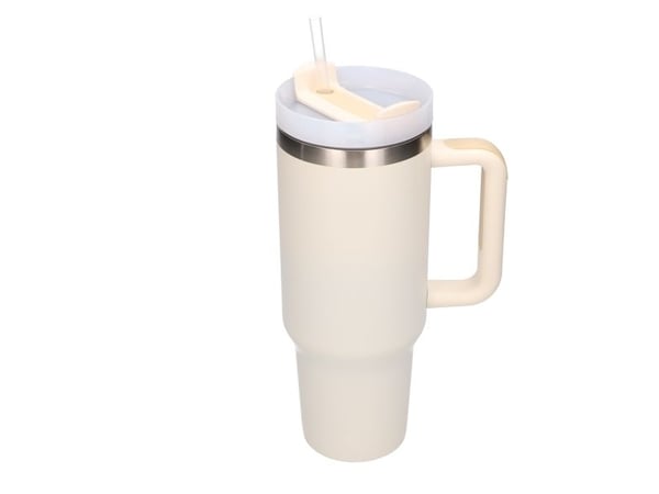Black Forest | Termokrus med sugerør | termos med hank 1200 ml beige