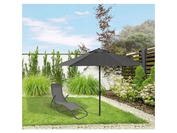 BLACK FOREST SAMMENLEGGBAR HAGEPARAPLY 3M STOR GRAFITT L-0720-3M