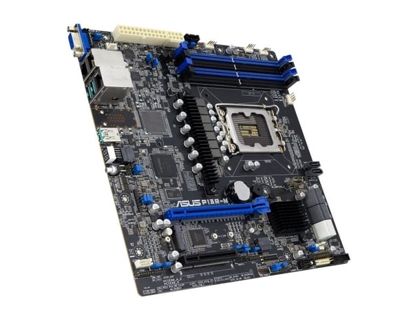 ASUS P13R-M - Hovedkort - micro ATX - LGA1700-sokkel - C262 Chipset - USB 3.2 Gen 1, USB 3.2 Gen 2 - Gigabit LAN - innbygd grafikk (CPU kreves)