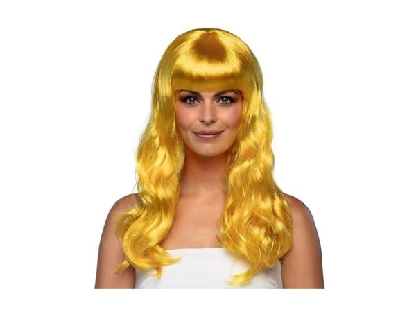 Boland 85875, Parykk til kostyme, Voksen, Hunkjønn, Polyester, Gult, 275 g