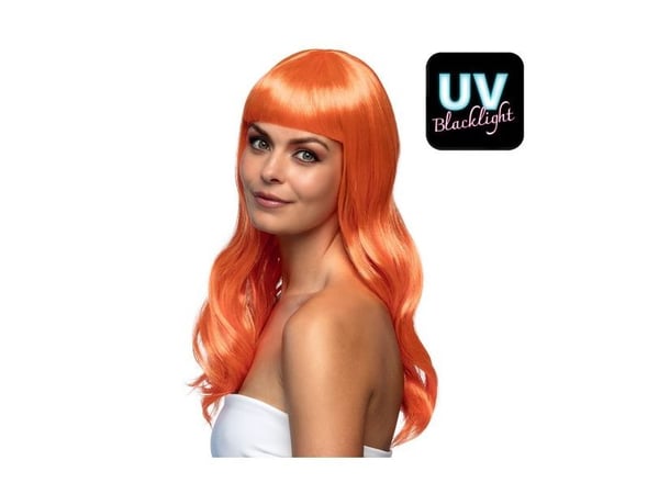 Boland 85873, Parykk til kostyme, Voksen, Hunkjønn, Polyester, Oransje, 275 g