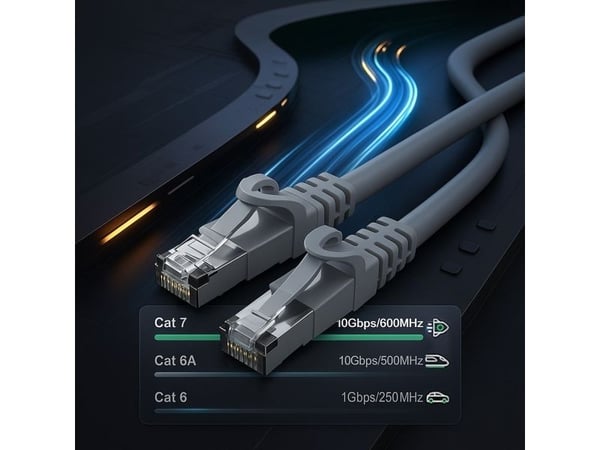 Inca ICAT7-100AG, 100 m, Cat7, S/FTP (S-STP), RJ-45, RJ-45, Grå