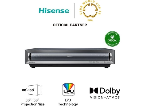 Projektorius lazerinis tv hisense px3 80-150" 4k