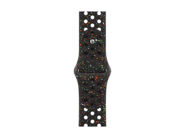 Apple Nike - Bånd for smart armbåndsur - 40mm - M/L-størrelse - midnatts sort - for Watch Hermès Series 7, Hermès Series 9, SE 3, Series 10, Series...