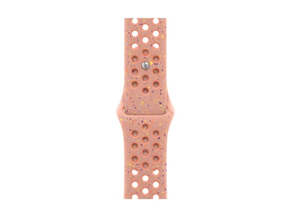 Apple Nike - Bånd for smart armbåndsur - 40mm - M/L-størrelse - alpenglow rosa - for Watch Hermès Series 7, Hermès Series 9, SE 3, Series 10, Serie...