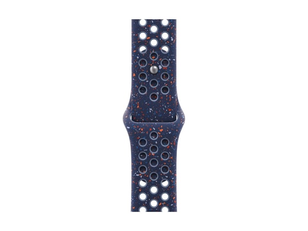 Apple Nike - Bånd for smart armbåndsur - 40mm - S/M-størrelse - blått bånd - for Watch Hermès Series 7, Hermès Series 9, SE 3, Series 10, Series 11...