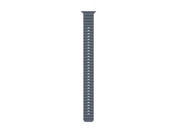 Apple - Forlengelse av klokkerem for smart armbåndsur - 49 mm, svart titanfinish - 130 - 250 mm - anker blå - for Watch Hermès Series 9, SE 3, Seri...