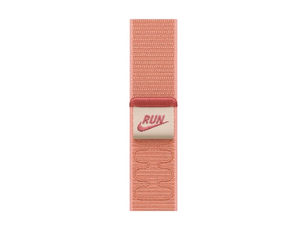 Apple Nike - Sløyfe for smart armbåndsur - 40mm - 130 - 190 mm - alpenglow rosa - for Watch Hermès Series 7, Hermès Series 9, SE 3, Series 10, Seri...