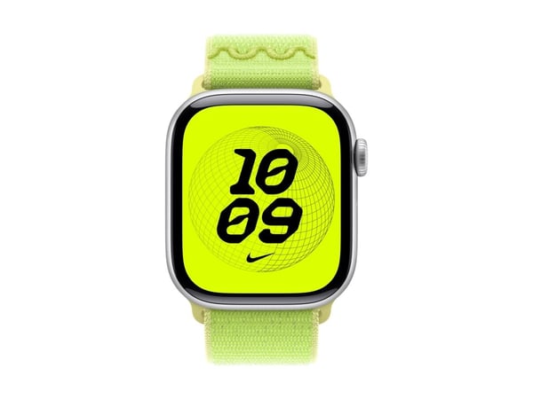 Apple Nike - Sløyfe for smart armbåndsur - 42mm - 130 - 190 mm - volt splash - for Watch Hermès Series 7, Hermès Series 9, SE 3, Series 10, Series ...