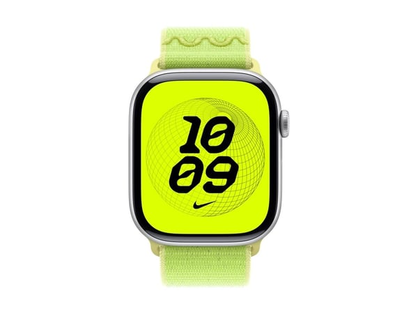 Apple Nike - Sløyfe for smart armbåndsur - 46mm - 145 - 220 mm - volt splash - for Watch Hermès Series 9, SE 3, Series 10, Series 11, Series 8, Ser...
