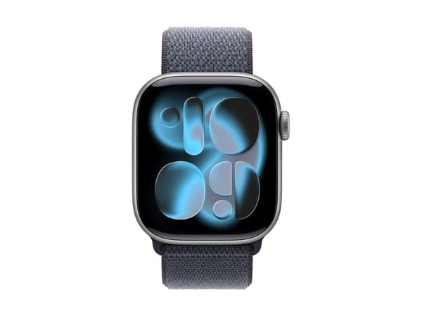 Apple - Sløyfe for smart armbåndsur - 42mm - 130 - 200 mm - anker blå - for Watch Hermès Series 7, Hermès Series 9, SE 3, Series 10, Series 11, Ser...