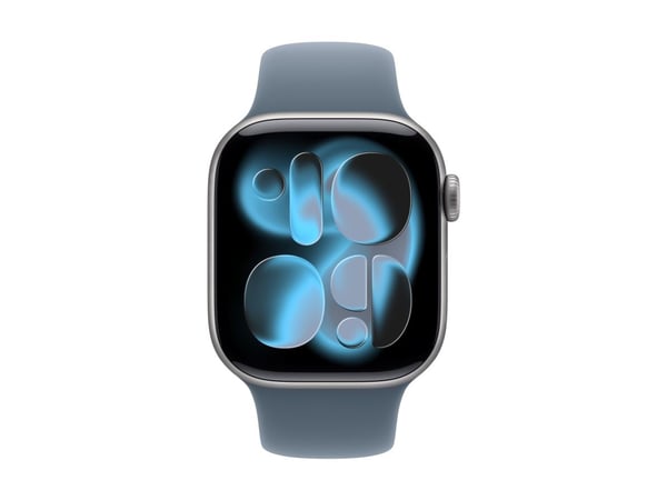 Apple - Bånd for smart armbåndsur - 42mm - M/L-størrelse - anker blå - for Watch Hermès Series 7, Hermès Series 9, SE 3, Series 10, Series 11, Seri...