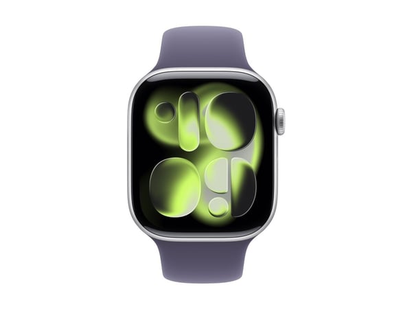 Apple - Bånd for smart armbåndsur - 46mm - M/L (passer håndledd på 160 - 210 mm) - purpur tåke - for Watch Hermès Series 9, SE 3, Series 10, Series...