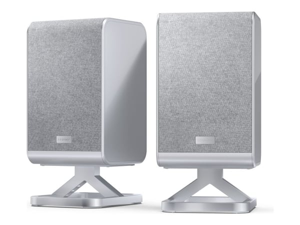 Sharp HT-SPR52021 - Q Series - høyttalere - for hjemmeteater - 2.0.2-channel - trådløs - 66 watt (Total) - satengsølv