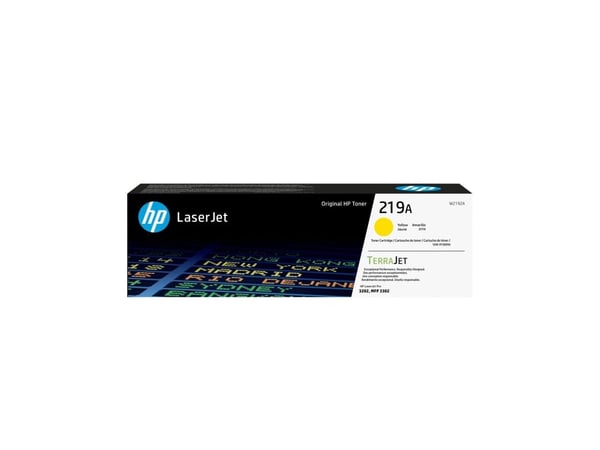 HP 219A -värikasetti, keltainen, alkuperäinen, LaserJet, 1200 sivua, 0 sivua, Keltainen, 1 kpl